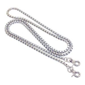 LONG 55” Stainless Boxchain Crossbody Purse Strap Replacement